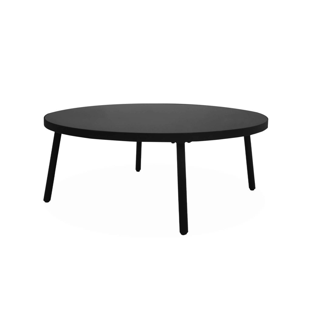 Salotto da giardino in resina intrecciata effetto rattan, 4 posti,