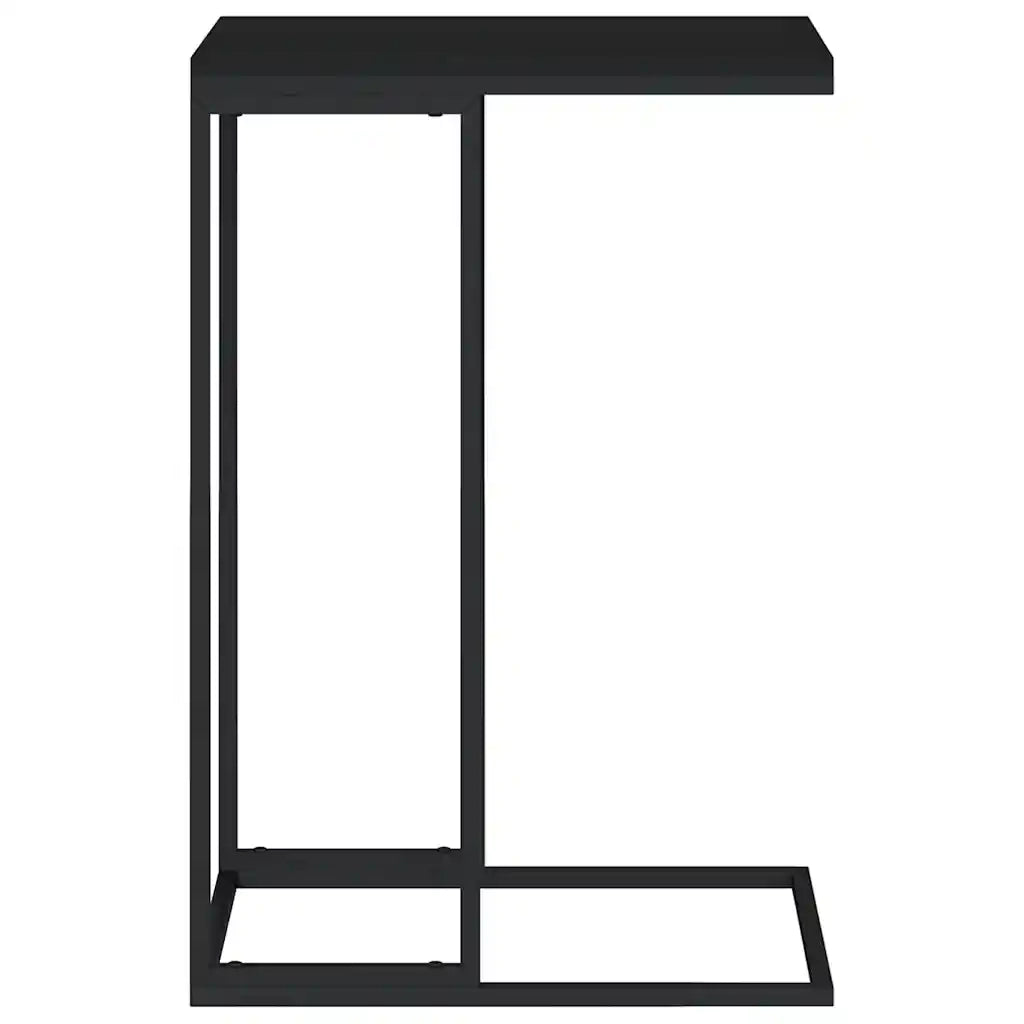Tavolino da Salotto Nero 40x30x59 cm in Legno Multistrato 336130