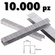 Trade Shop - Graffette Punti Metallici 10000 Pz Graffettatrici Pneumatiche 12.8 X 12 Mm 8016 -
