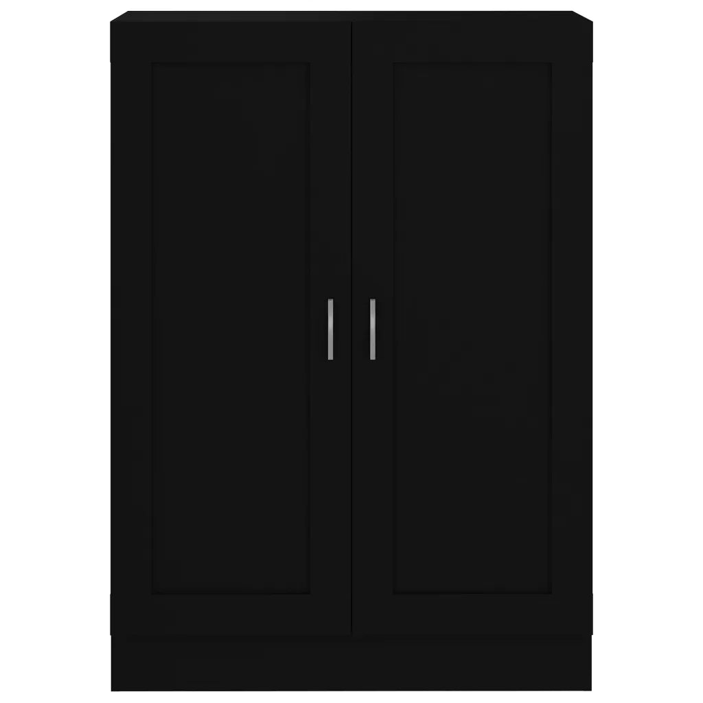 Libreria Nera 82,5x30,5x115 cm in Legno Multistrato 802715