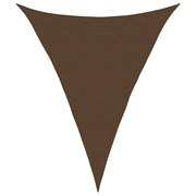 Vela Parasole | Telo Ombra | Vela da ombra 160 g/m2 Marrone 5x6x6 m in HDPE