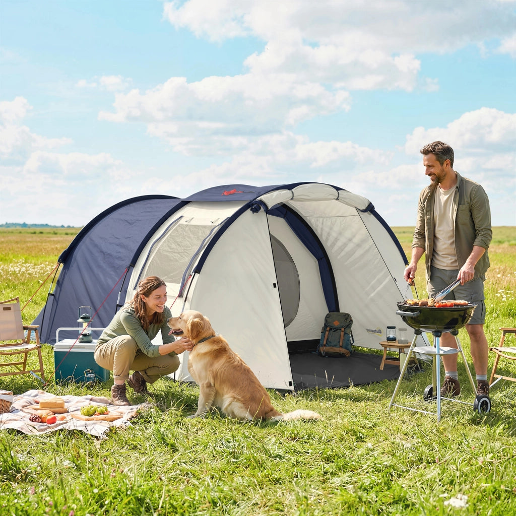 Tenda da campeggio 4 posti ¨C Minimal ¨C Grigio 3000 mm
