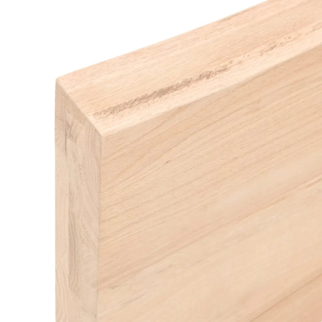 Piano Bagno 100x60x(2-6) cm in Legno Massello Non Trattato CFW5875868