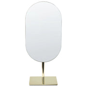 Specchio make up da tavolo oro 16 x 37 cm bagno camera da letto elegante moderno