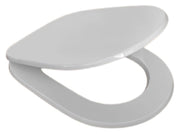 Sedile WC in MDF Bianco con Cerniere Regolabili in Metallo – Distanza Fori 110–210 mm
