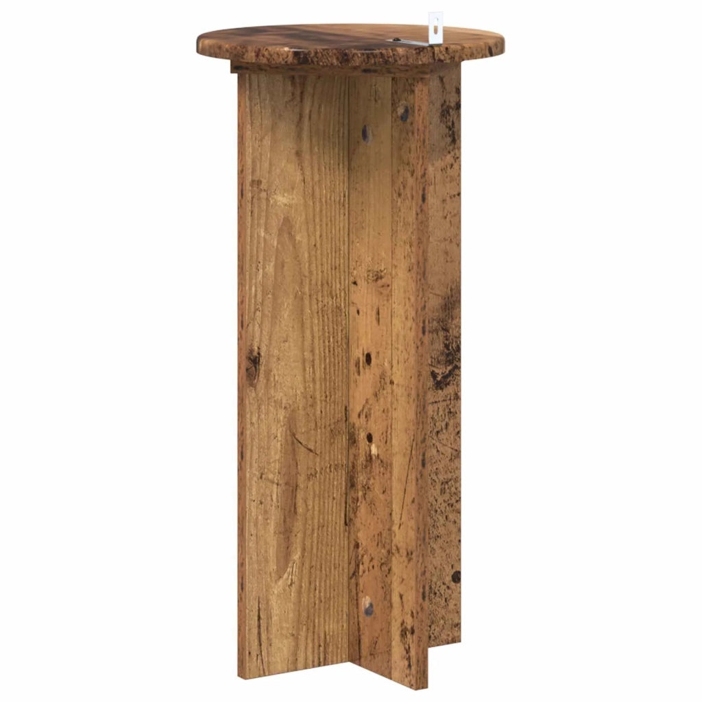 Supporto per piante 2 pcs Legno antico 29,5 x 29,5 x 60 cm 899724