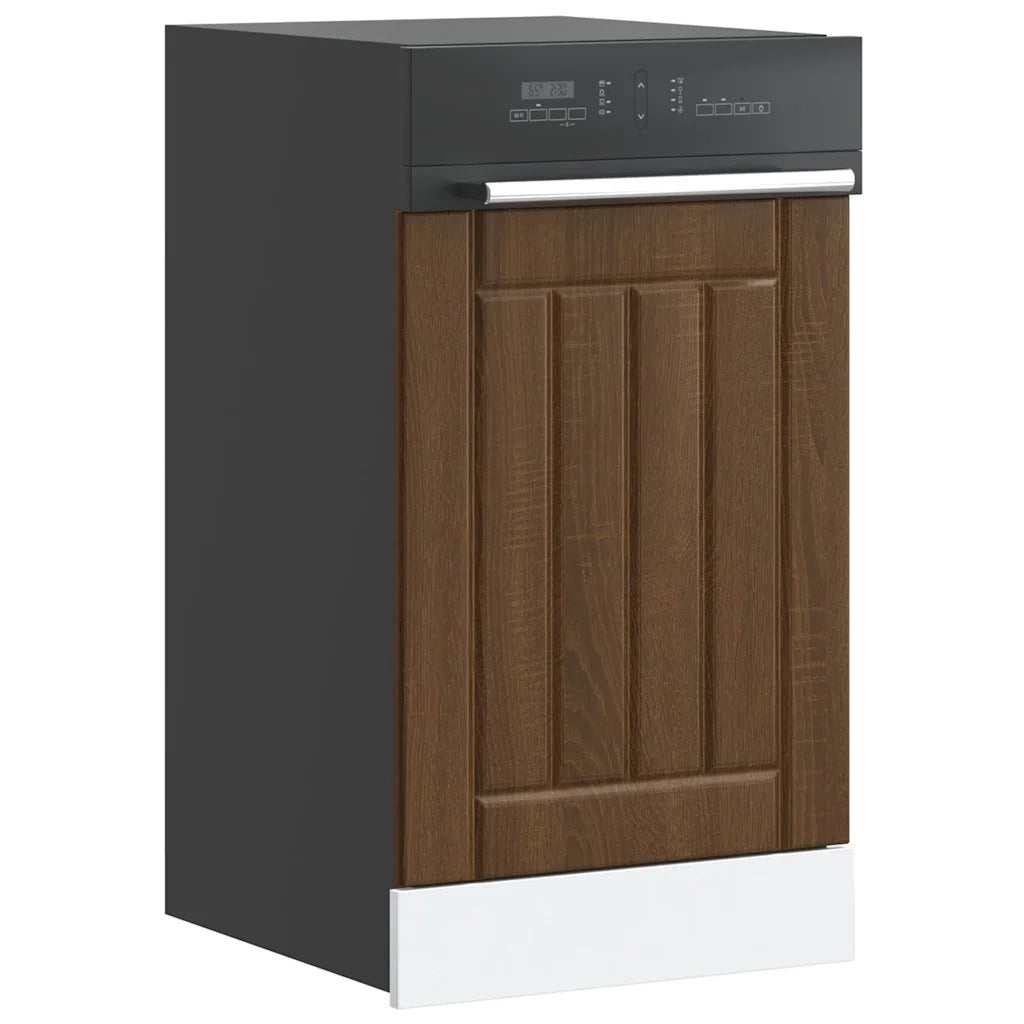 Pannello Lavastoviglie Lucca Rovere Marrone Legno Multistrato 853894