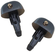 Set di Wassproeiers per Citroen C3/C4 - Spuntaspazzole per P-eugeot 306/307/308 - Kunststof - 2 Pezzi - Bocchette di Spinta