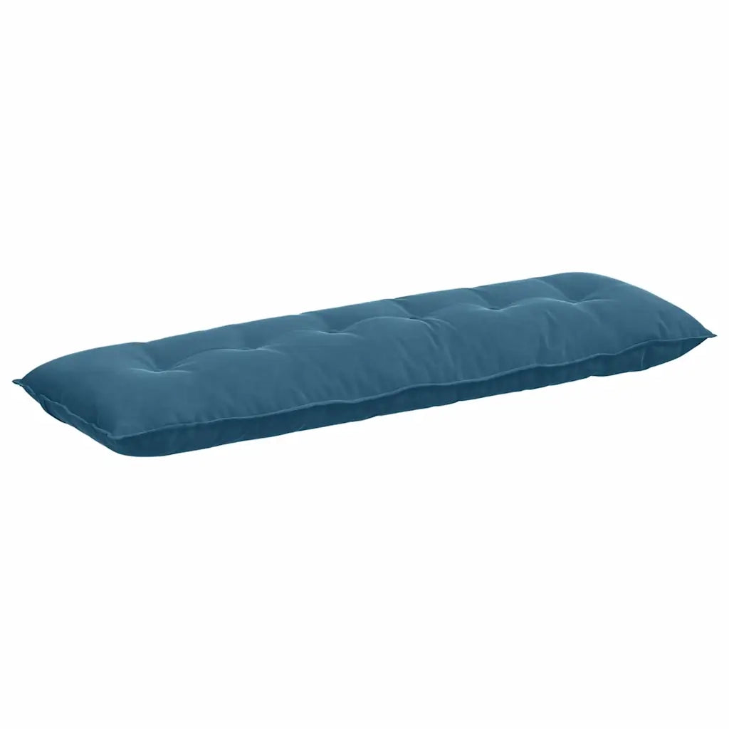 Cuscino per Schiena Blu 160 x 50 cm Tessuto in Cords 42014889