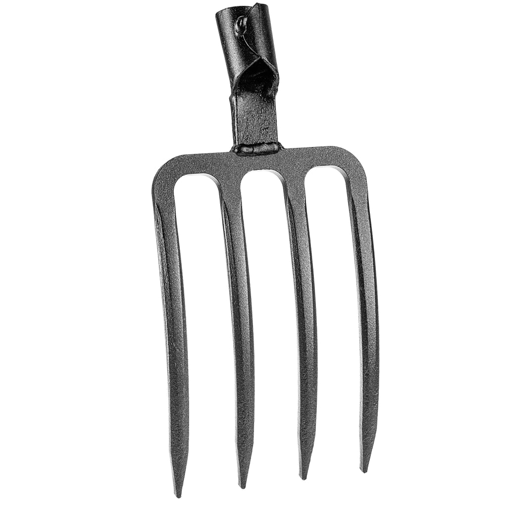 Forca da giardino KADAX a 4 punte in acciaio, senza manico.