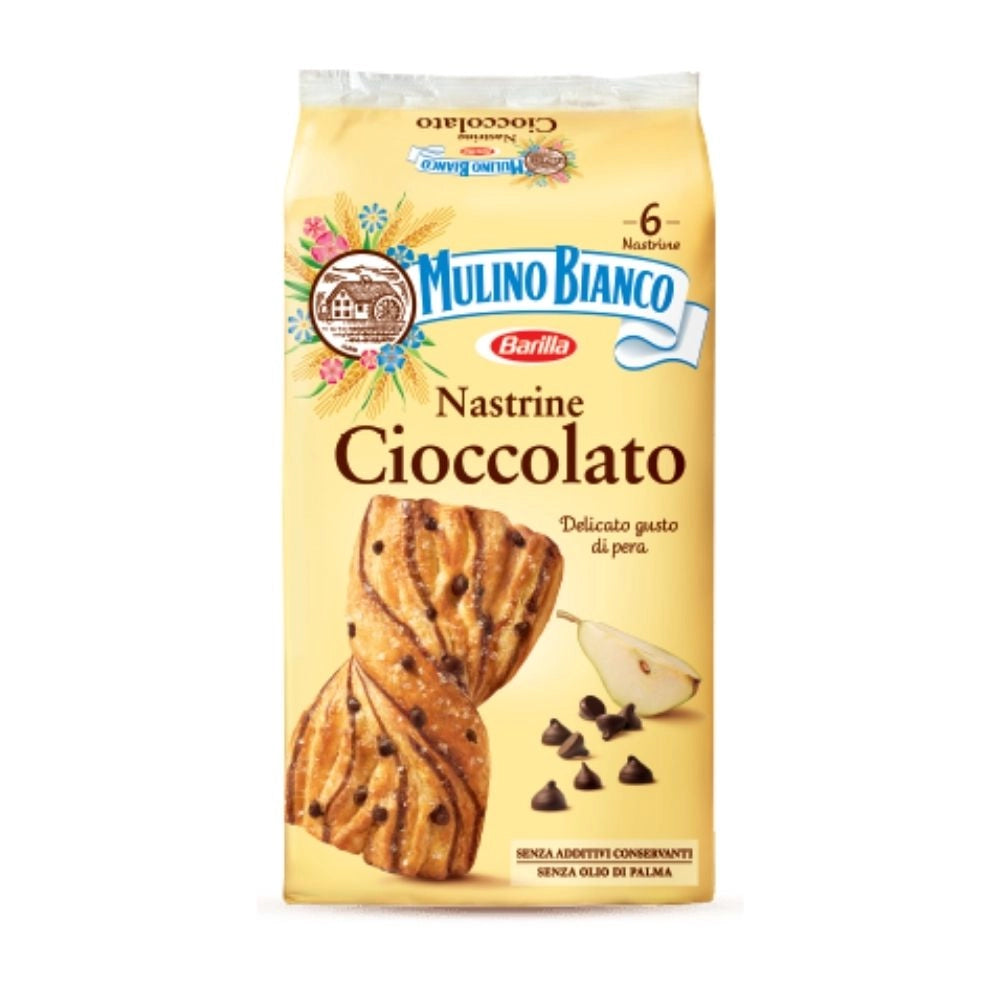 Mulino bianco nastrine con gocce di cioccolato 3 confezioni da 240 gr
