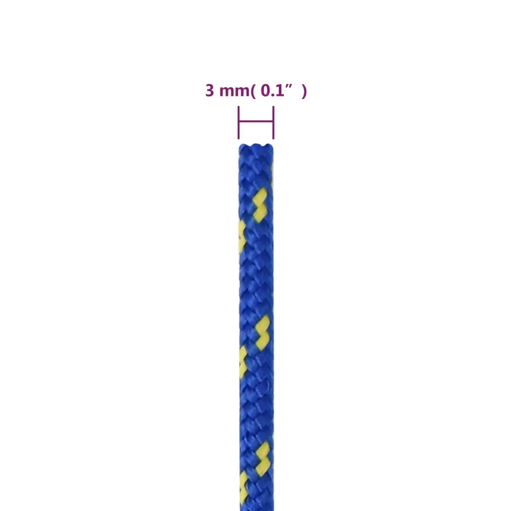 Corda per barca Blu 3 mm 500 m in Polipropilene 152432
