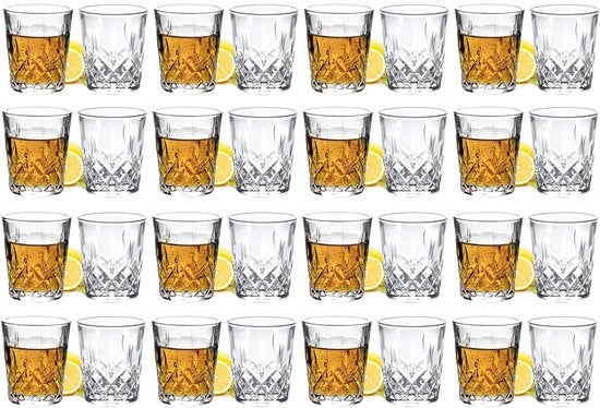 Tazze da cocktail con base pesante - 1,5 oz - per un'atmosfera festiva - 8 pezzi