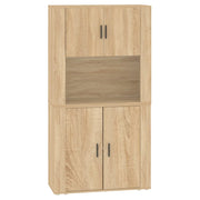 Credenza | Madia | Buffet da pranzo | Armadio da pranzo Rovere Sonoma in Legno Multistrato