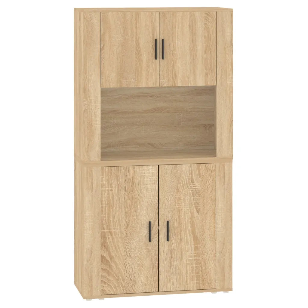 Credenza | Madia | Buffet da pranzo | Armadio da pranzo Rovere Sonoma in Legno Multistrato