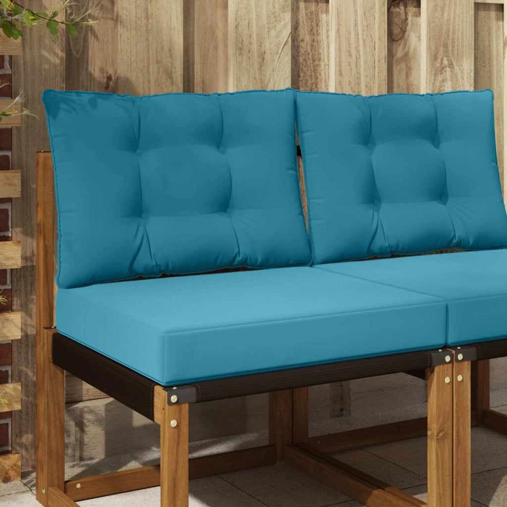 Cuscino per divano da esterno 2 pcs Blu Reale Poliestere 900788