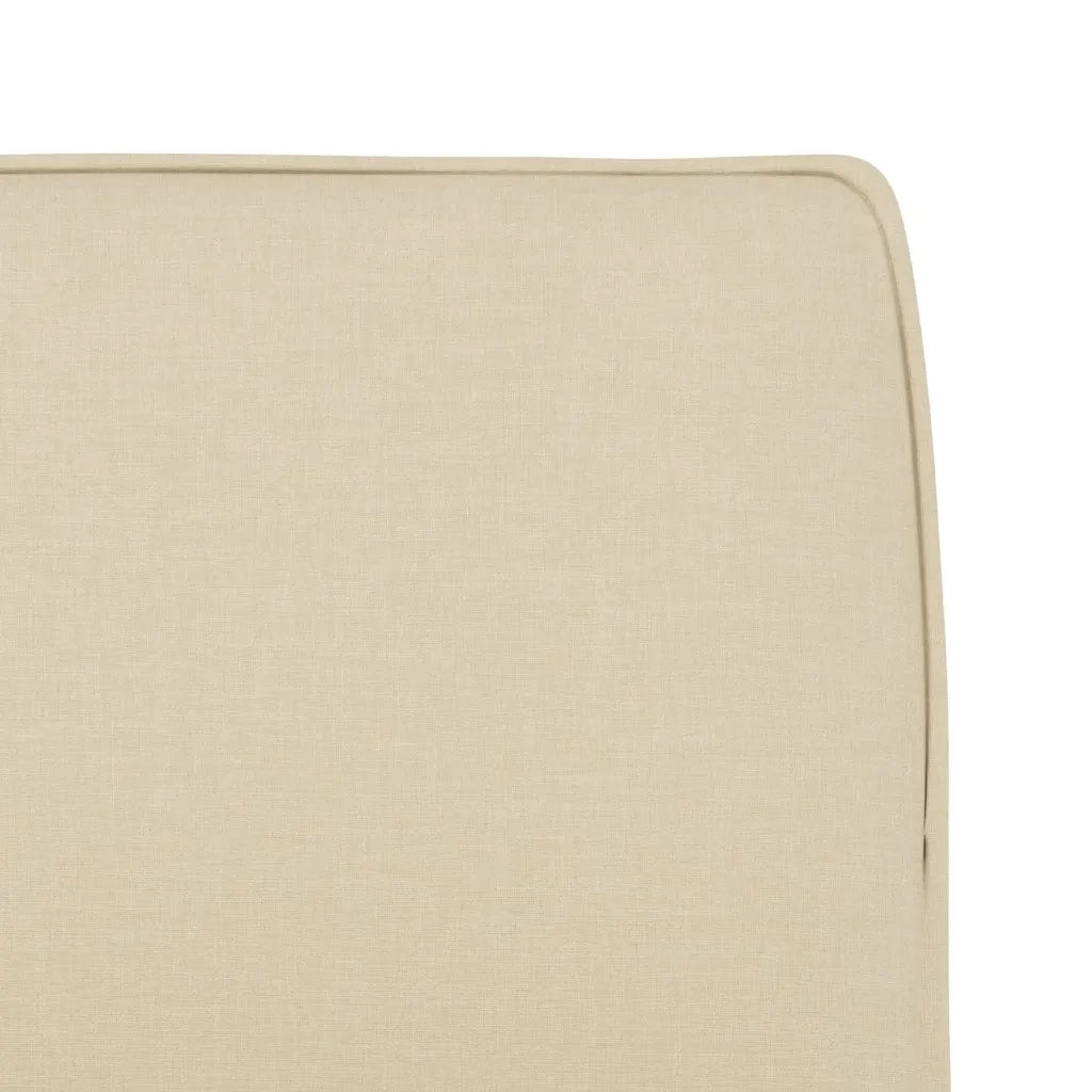 Sedia Lounge Crema 52x75x76 cm in Tessuto 351318