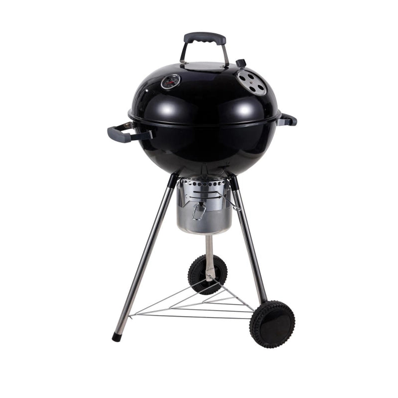 BARBECUE BRISTO RUOTE E ARIEGGIATORE GRIGLIA CROMATO
