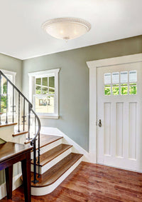 Plafoniera Ceiling & Wall in Metallo Pascal Bianco con Oro