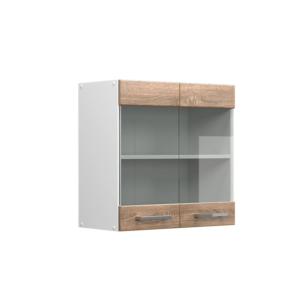 Vicco Mobile da cucina in vetro Sonoma 60 cm