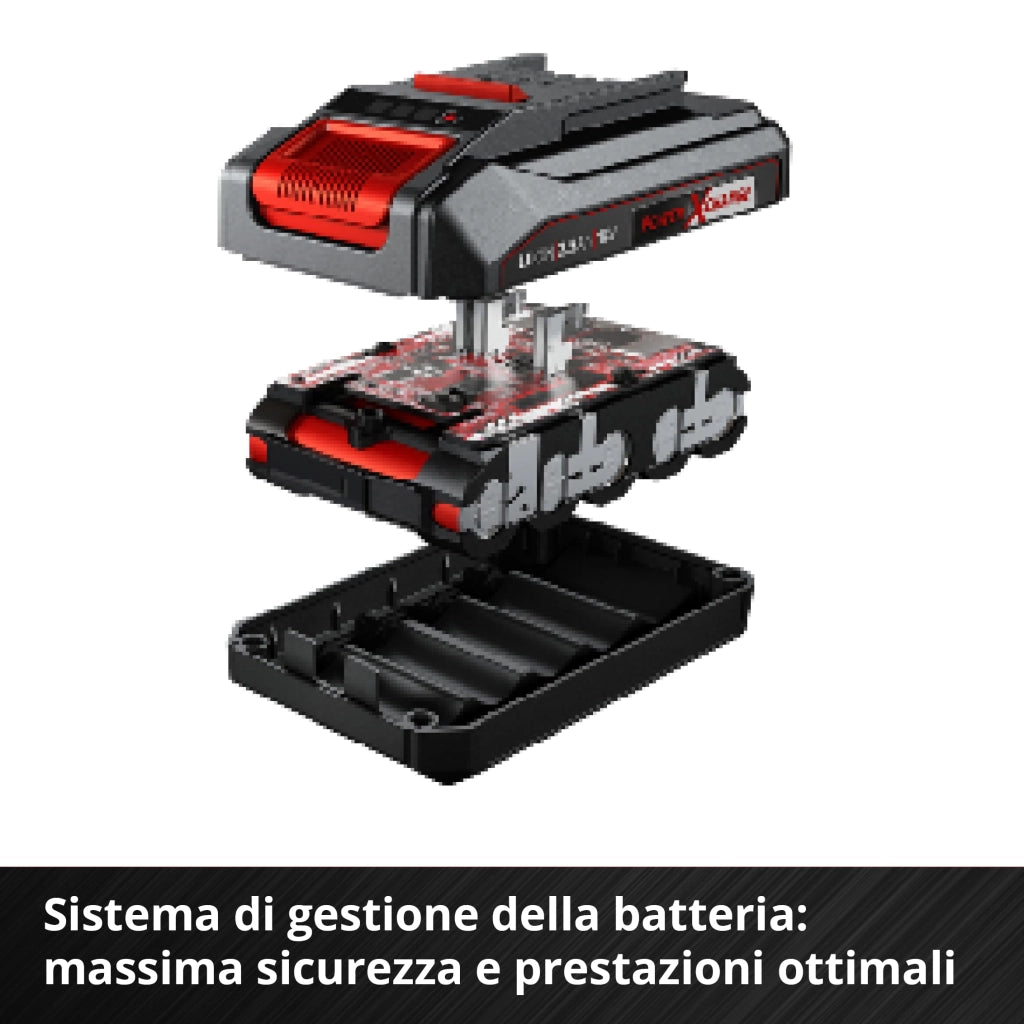 Kit Energy Caricabatteria Xchange + 1 Batteria 18 V 2,5AH Einhell