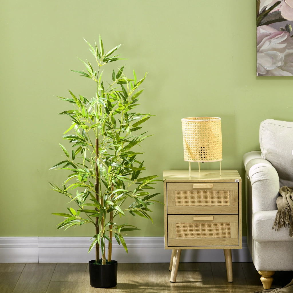 Pianta Artificiale di Bamb¨´ 120cm ¨C Xylo ¨C Con Vaso Incluso per Interno