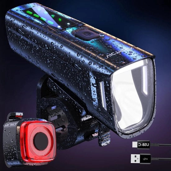 Kit di illuminazione per bicicletta - LED - Sicurezza per biciclette in oscurità