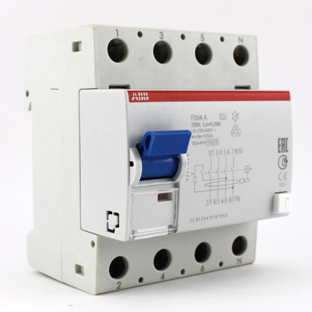 Differenziale puro classe A 0,03A 4 moduli 125A Abb