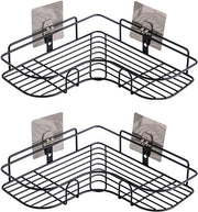 Set di 2 Pannelli di Parete Adesivi per Cassetto di Doccia senza Forare per Angolo - Pannelli di Stoccaggio per Bagno Cucina Dormitorio