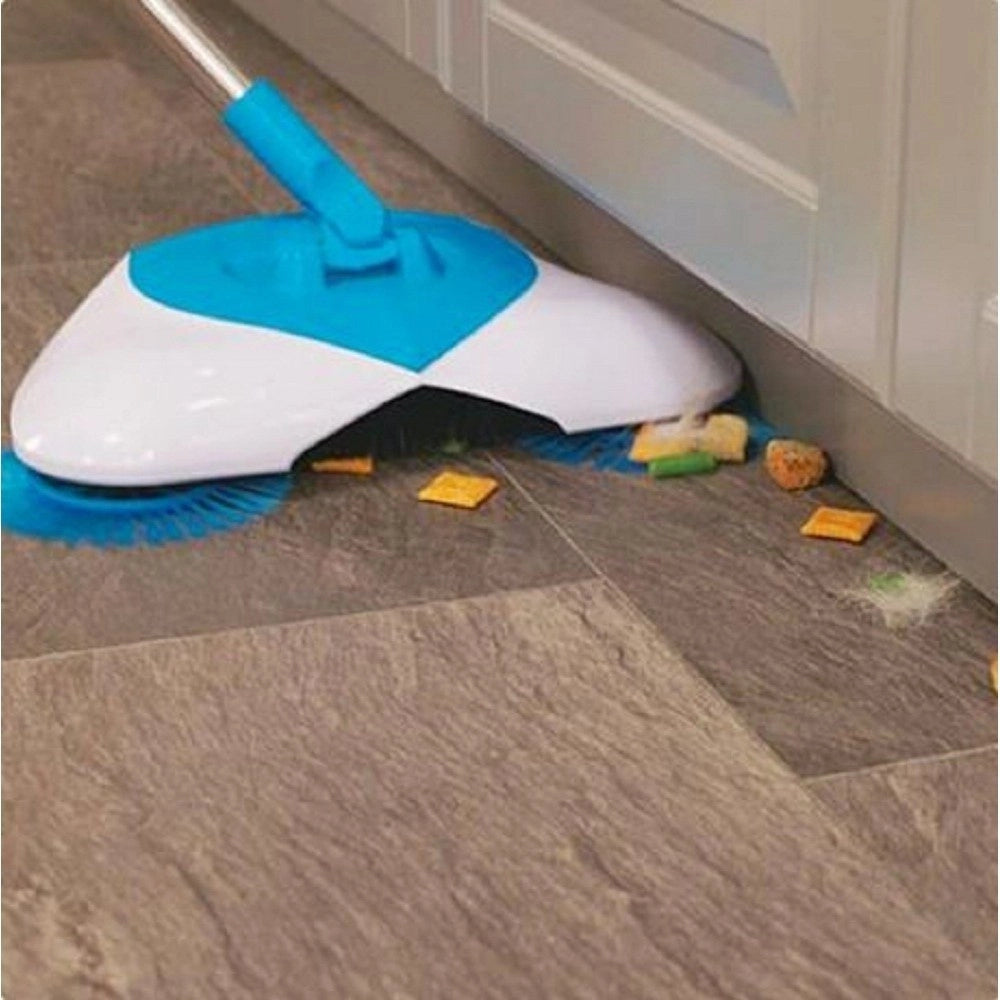 Trade Shop - Scopa Rotante Easy Aspirapolvere Pavimenti Con Setole Rotanti Senza Sacchetto -