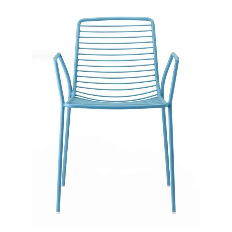 Sedia da esterno SUMMER con braccioli by Scab - Sedia Da Esterno Summer Con Braccioli By Scab Colore Antracite Colore: Azzurro