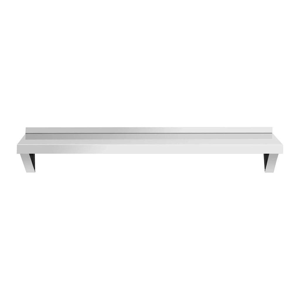 Mensola da parete in acciaio inox 120 x 40 cm fino a 80 kg mensola da parete industriale mensola da parete 14_0005153
