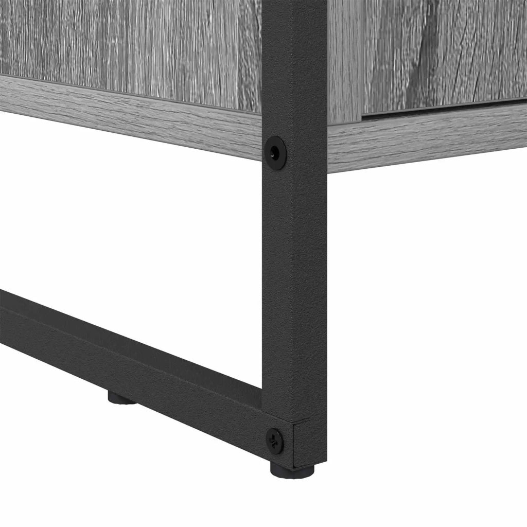 Mobile per scarpe con porta Grigio Sonoma 79 x 36 x 100 cm 886465