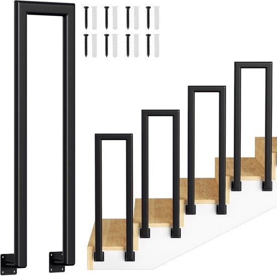 Bancherella a forma ellittica 75 cm Leva laterale Sostegno scala a vite