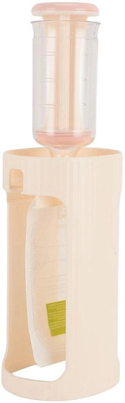 Stazione per la preparazione del cibo per bambini con funzione di compressione - Macchina da viaggio a sacchetti - 10 sacchetti da 118 ml - Regolazione manuale - Materiale plastico sicuro per alimenti - Ideale per snack - Preparatore di cibo per bambini