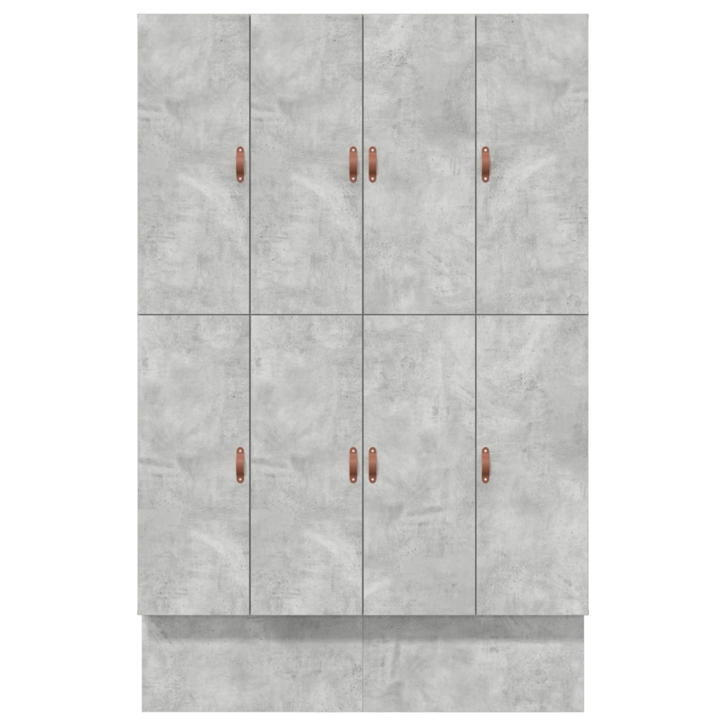Struttura Letto con Contenitore Grigio Cemento 150x200 cm