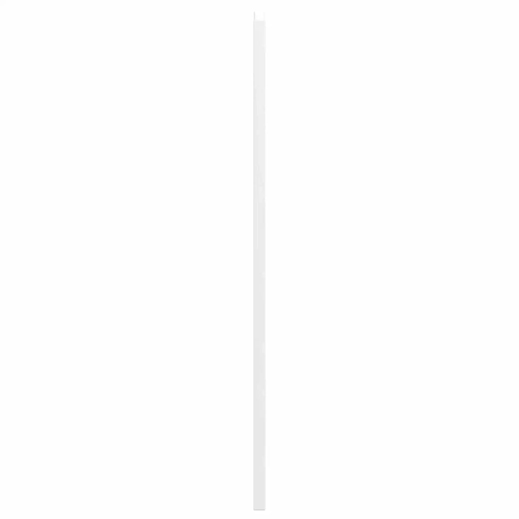 Porte Swing 2 pcs Bianco Legno Massello di Pino