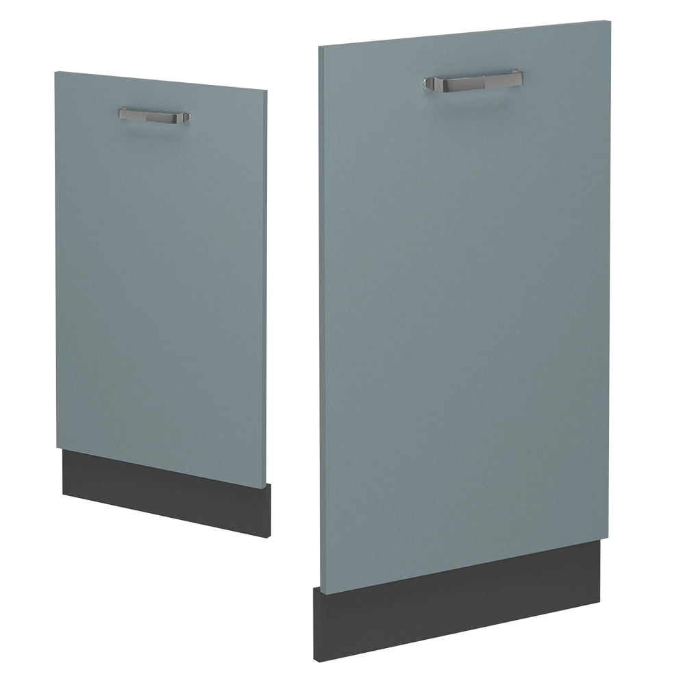 Pannello frontale della lavastoviglie R-Line Grigio-blu/Antracite 45 cm senza piano di lavoro Vicco