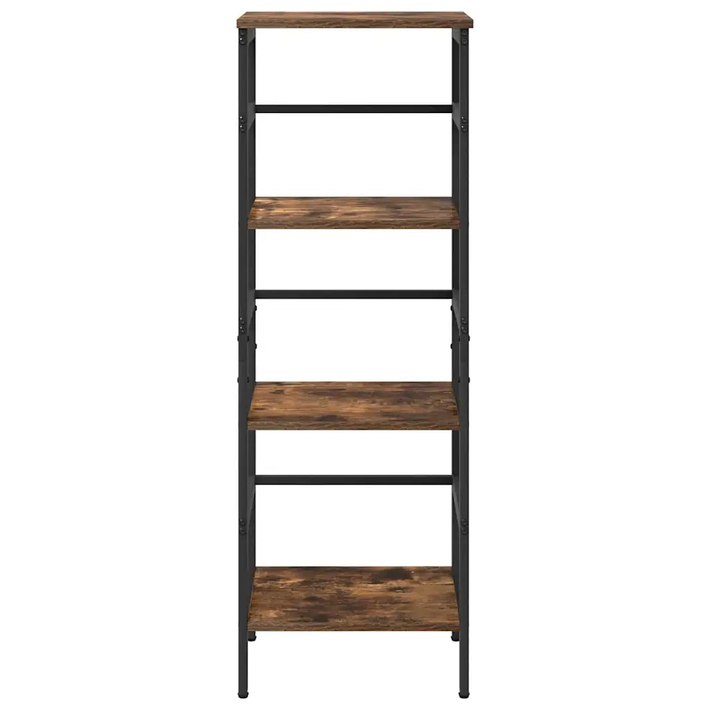 Libreria-Scaffale per Libri-Mobile di Stoccaggio Rovere fum¨¦ 40 x 29,5 x 115 cm Legno multistrato