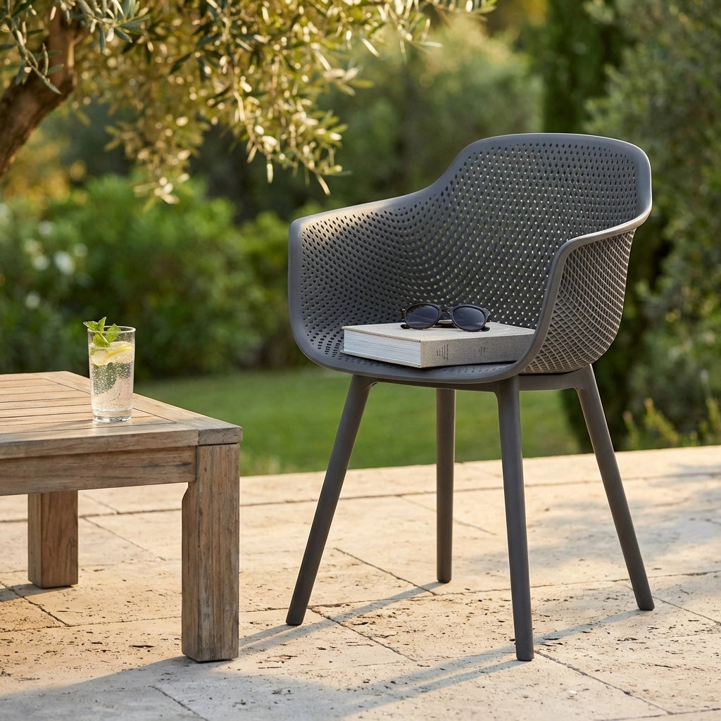 Poltrona da Giardino in Plastica cm 53x59x81 - ALEX