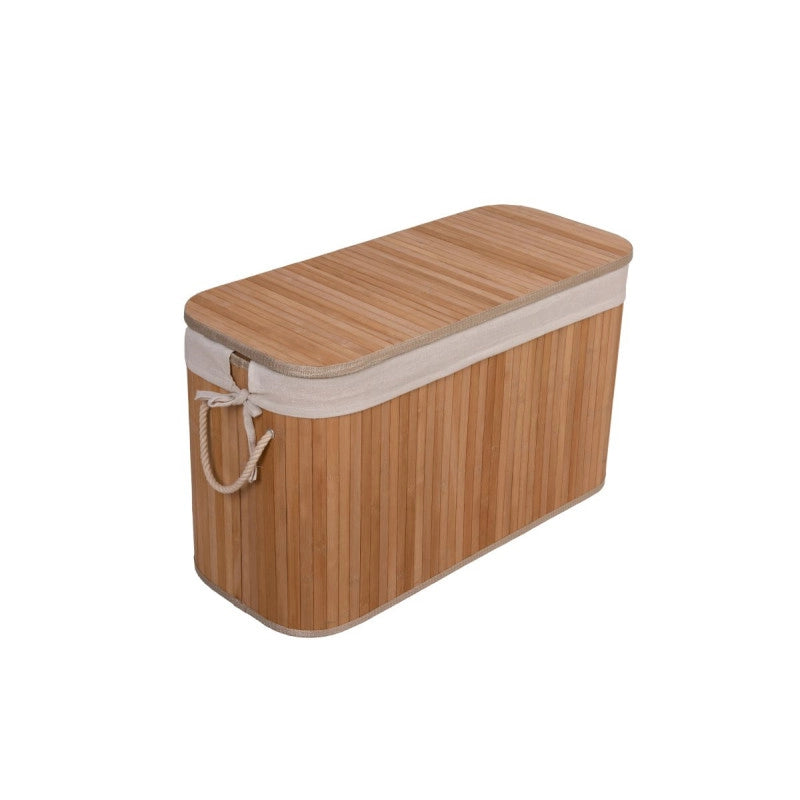 Set di 2 Cassapanche Pieghevole 66x40x40 Rettangolare
In Bamboo
Naturale