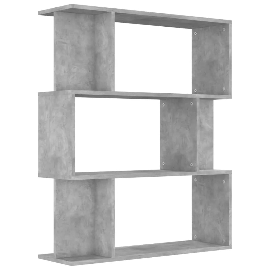 Libreria/Divisorio Grigio Cemento 80x24x96 cm Legno Ingegnerizzato 800085