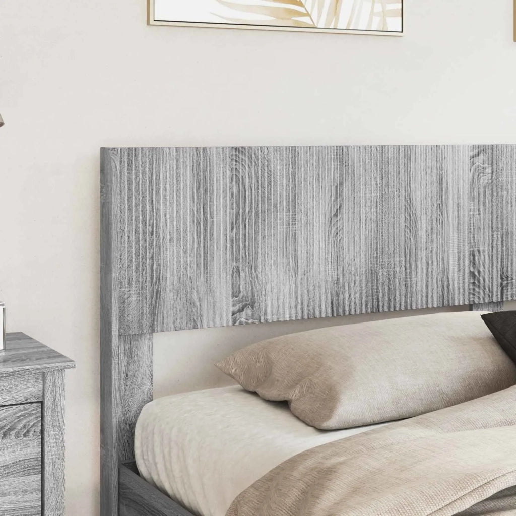 Struttura del letto con stoccaggio e testata Grigio Sonoma 3414286