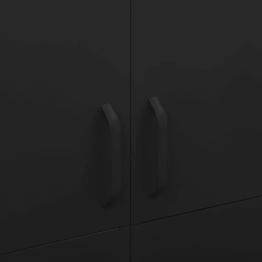 Armadio Nero 90x50x180 cm in Acciaio 336250
