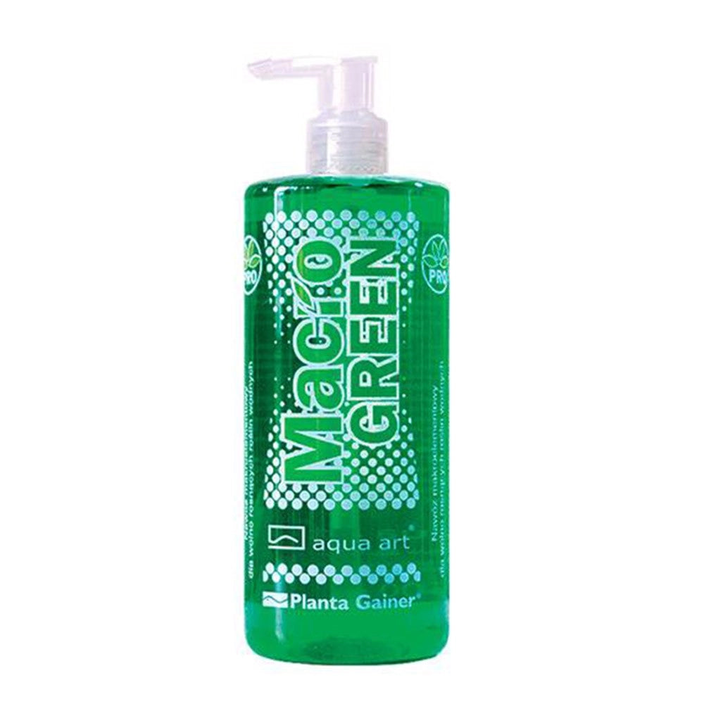 AquaArt Planta Gainer Macro Green - fertilizzante a base di Macronutrienti per piante a crescita lenta Formato: 500 ml