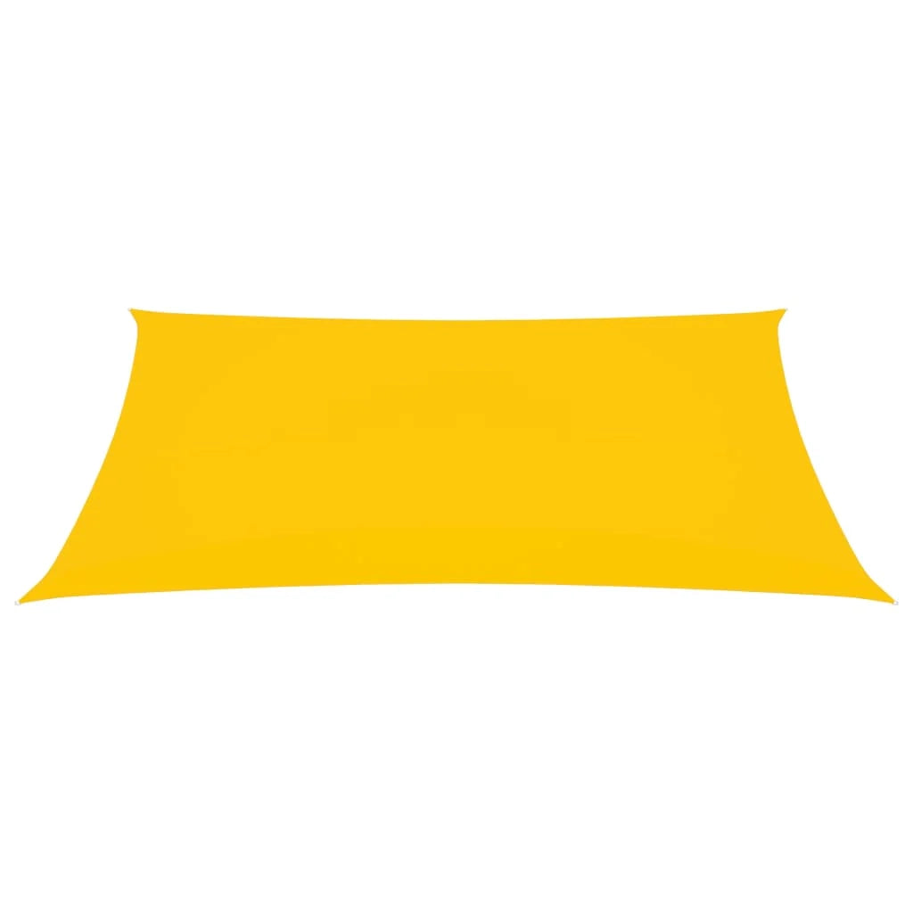 Vela ombreggiante/ombrellone rettangolare in tessuto Oxford 2 x 4,5 m giallo 02_0009621