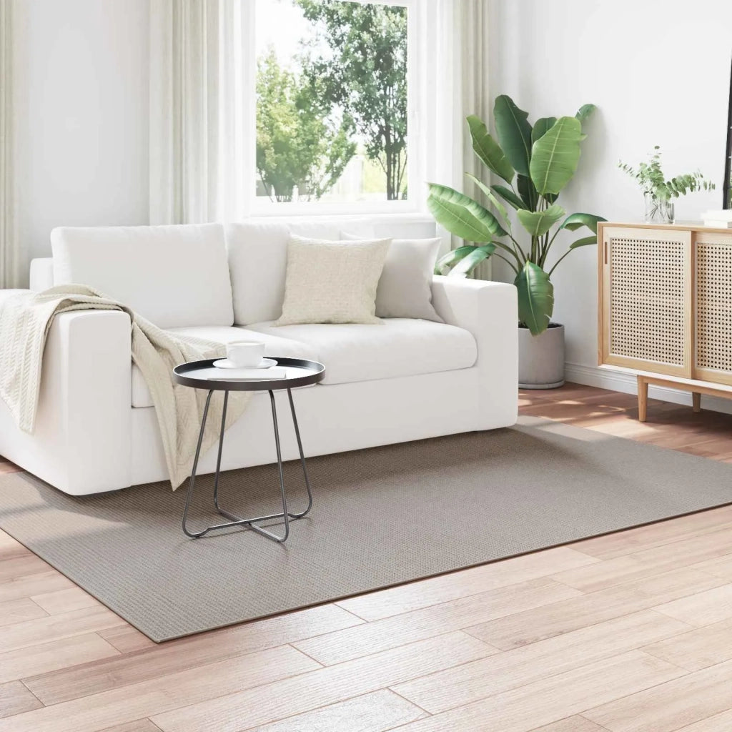 Tappeti per area LUGO Crema e Taupe 120 x 170 cm Poliestere 42022702
