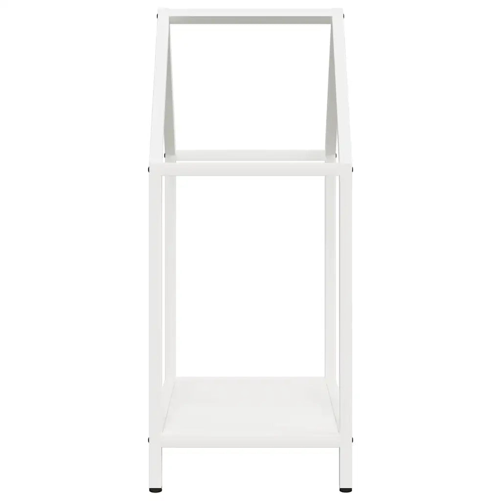 Rastrelliera per Legna da Ardere Bianca 40x25x60 cm CFW2894413