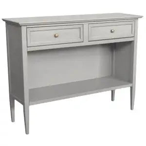 Consolle Libreria Aperta mod spillo Shabby chic grigio anticato