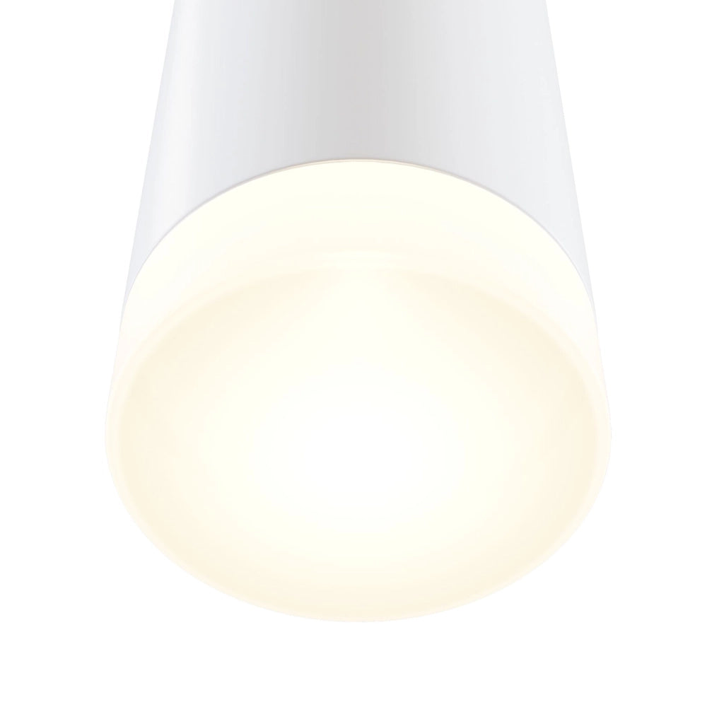 Applique Da Parete Moderno Kilt Alluminio Bianco Luce Led Integrato 10W